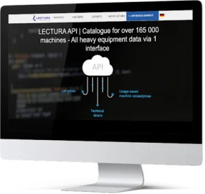 Equipment catalogues & pricing via API