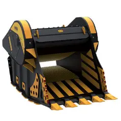 Crusher Buckets Specs for excavators, skid steers and loaders