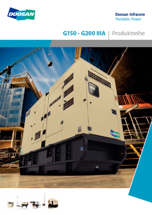Diesel Power Generators Doosan G150-IIIA