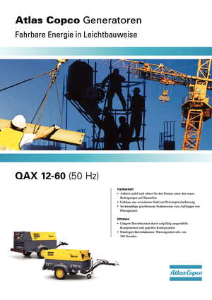 Diesel Power Generators Atlas Copco QAX 30 Dd