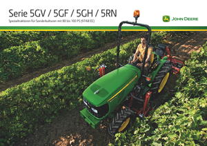 Arka tekerlekli traktörler John Deere 5100 GV