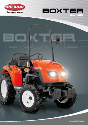 2WD Tractors Goldoni Boxter 25