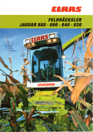 4WD Forage Harvesters Claas Jaguar 860