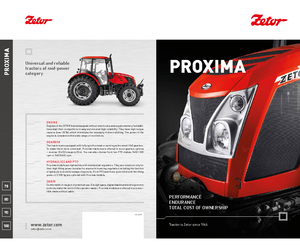 4WD Tractors Zetor Proxima 100 HR