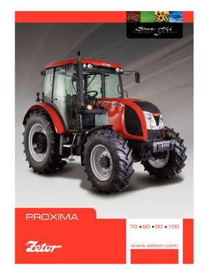2WD Tractors Zetor Proxima 70 HR