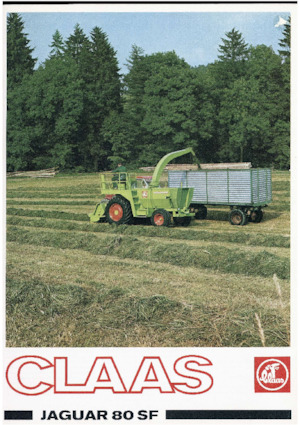 2WD Forage Harvesters Claas JAGUAR 80 SF