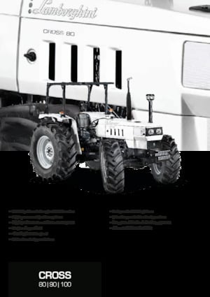 2WD Tractors Lamborghini Cross 85