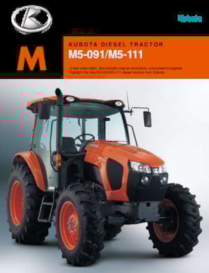 2WD Tractors Kubota M5-091HFC