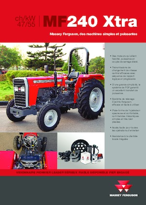 2WD Tractors Massey Ferguson MF 240 Xtra