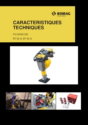 Gasoline and Diesel Rammers Bomag BT 65 G