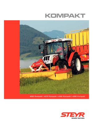 4WD Tractors Steyr 4075 Kompakt Basis
