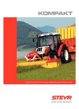4WD Tractors Steyr 4075 Kompakt Basis