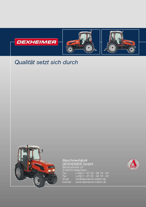 4WD Tractors Dexheimer 510 Si