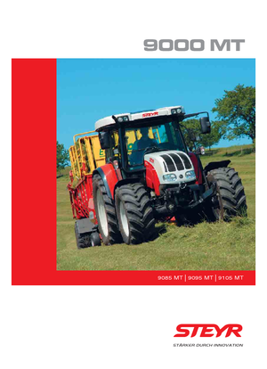4WD Tractors Steyr 9085 MT Basis