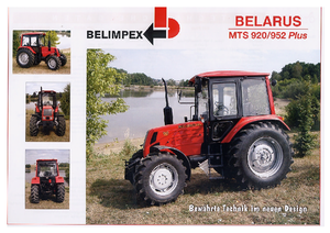 Traktörler 4wd Belarus 920 F