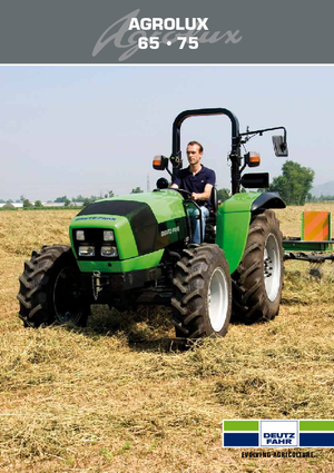 Traktörler 4wd DEUTZ-FAHR Agrolux 75