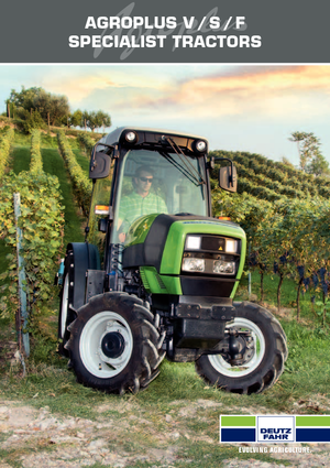 4WD Tractors DEUTZ-FAHR Agroplus F 430 GS DT