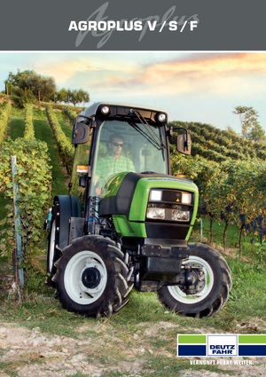 Traktörler 4wd DEUTZ-FAHR Agroplus V 430 DT
