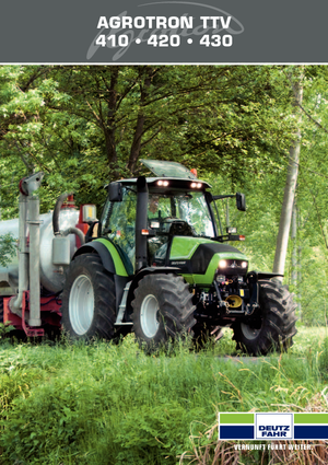 4WD Tractors DEUTZ-FAHR Agrotron TTV 430 DCR