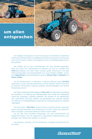 Traktörler 4wd Landini Alpine 70 GT