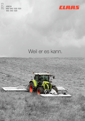 4WD Tractors Claas Arion 650 CMatic