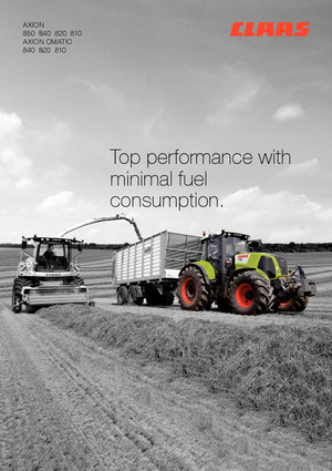 4WD Tractors Claas Axion 810