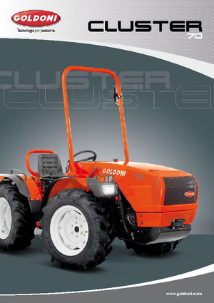 4WD Tractors Goldoni Cluster 70 RS