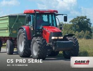 Traktörler 4wd Case IH CS 85 Pro Profi