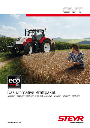 4WD Tractors Steyr CVT 6130 Basis