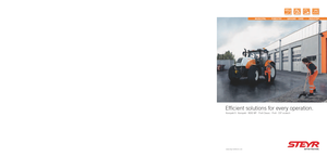 4WD Tractors Steyr CVT 6130 Basis