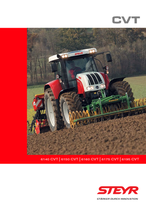 4WD Tractors Steyr CVT 6195 Basis