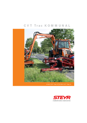 4WD Tractors Steyr CVT 6195 Basis