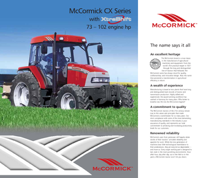 4WD Tractors McCormick CX 105
