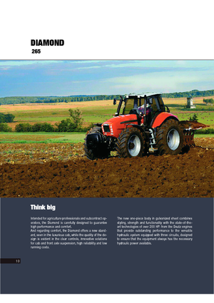 4WD Tractors SAME Diamond 265