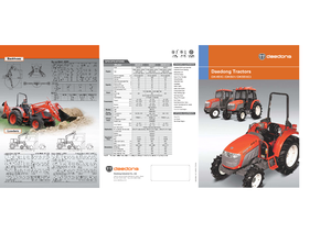 4WD Tractors Kioti DK 551