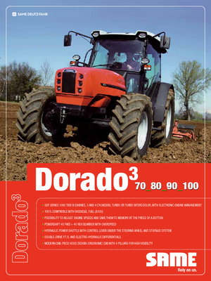 4WD Tractors SAME Dorado 70 DT A