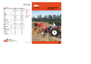 4WD Tractors Kioti DS 4510
