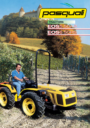 4WD Tractors Pasquali Eos 6.50 RS