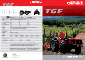 Traktörler 4wd Carraro Ergit TGF 7800 LE