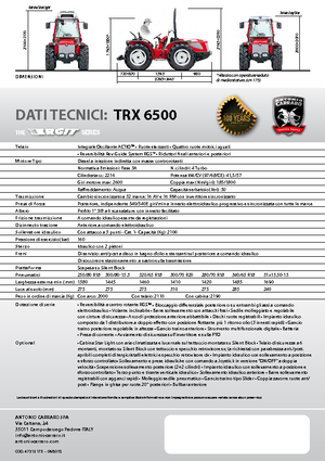 Traktörler 4wd Carraro Ergit TRX 6500