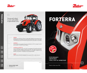 4WD Tractors Zetor Forterra 135