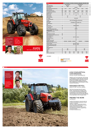 4WD Tractors SAME Fortis 150