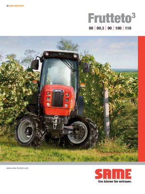 4WD Tractors SAME Frutteto³ 110 GS DT
