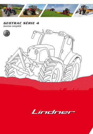 4WD Tractors Lindner Geotrac 64