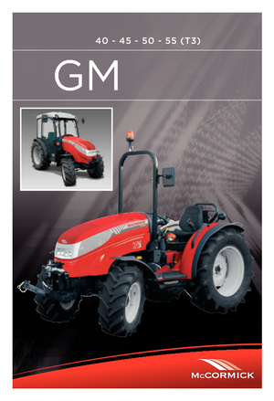 4WD Tractors McCormick GM 45