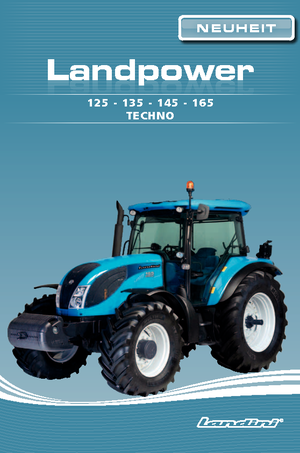 Traktörler 4wd Landini Landpower 165 Techno