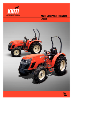4WD Tractors Kioti LX 500 L