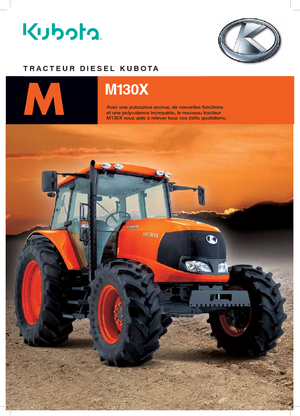 4WD Tractors Kubota M 130 X