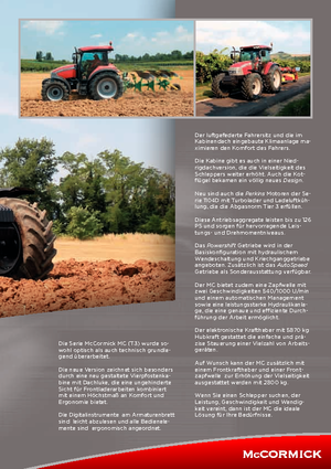 4WD Tractors McCormick MC 130