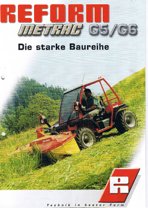 4WD Tractors Reform Werke Metrac G 6